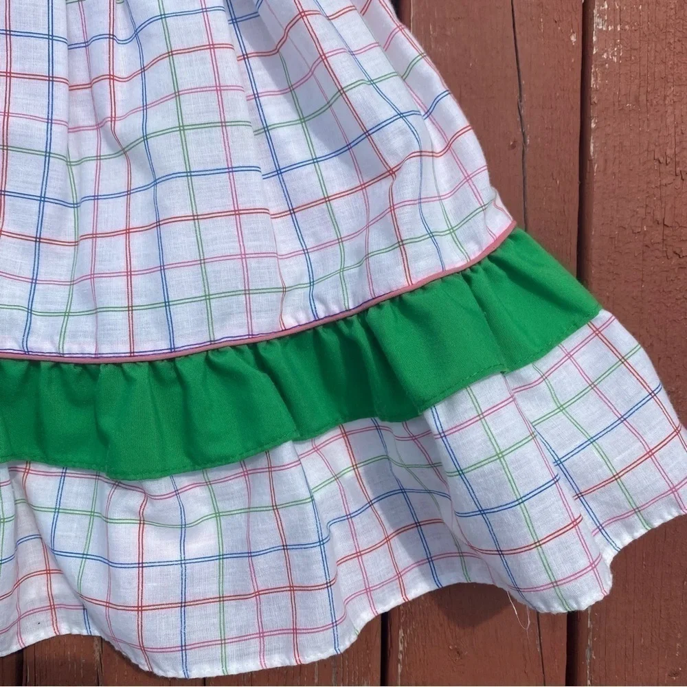 Polly Flinders Vintage Dress 6X Primary Color Plastic Bead Animal Embellish RARE